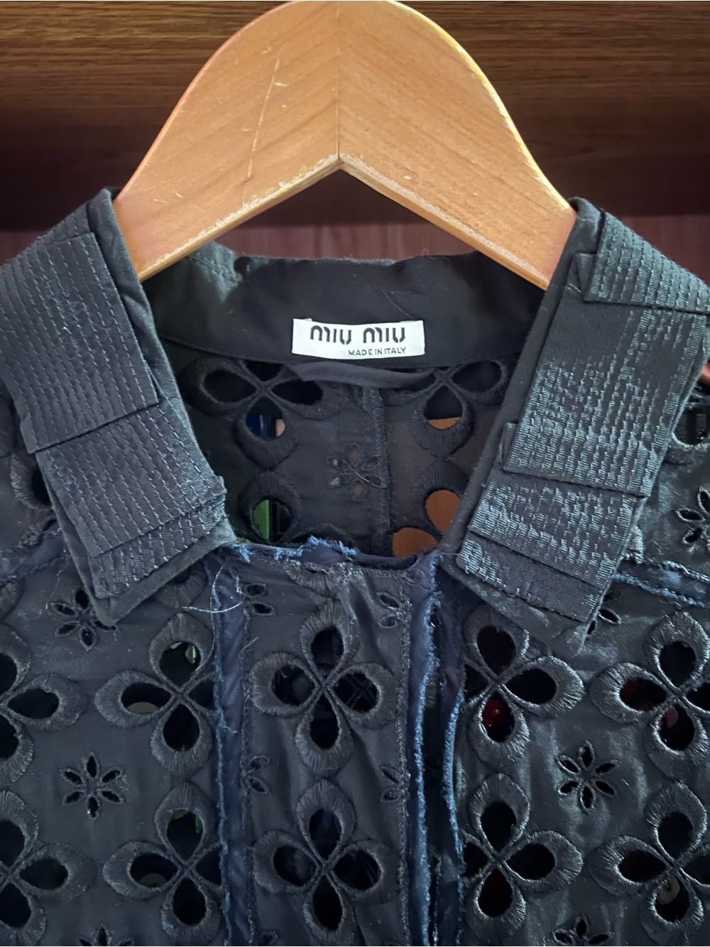 Miu Miu Spring 2006 Eyelet Lace Coat - Picture 3 of 4